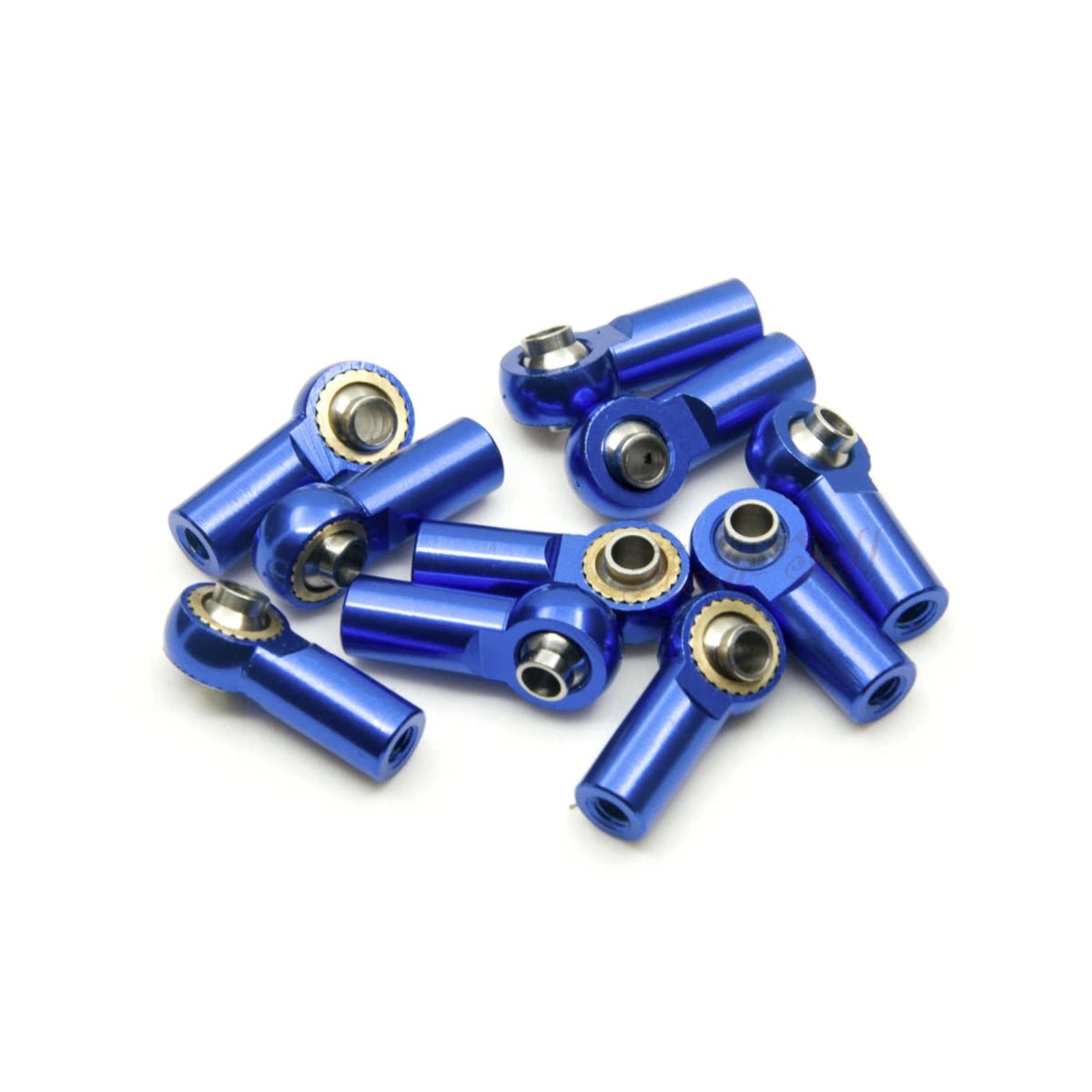 2pcs M3 Ball Head Aluminium Link End Holder Tie Rod 20mm - M3 Blue - Asia Sell