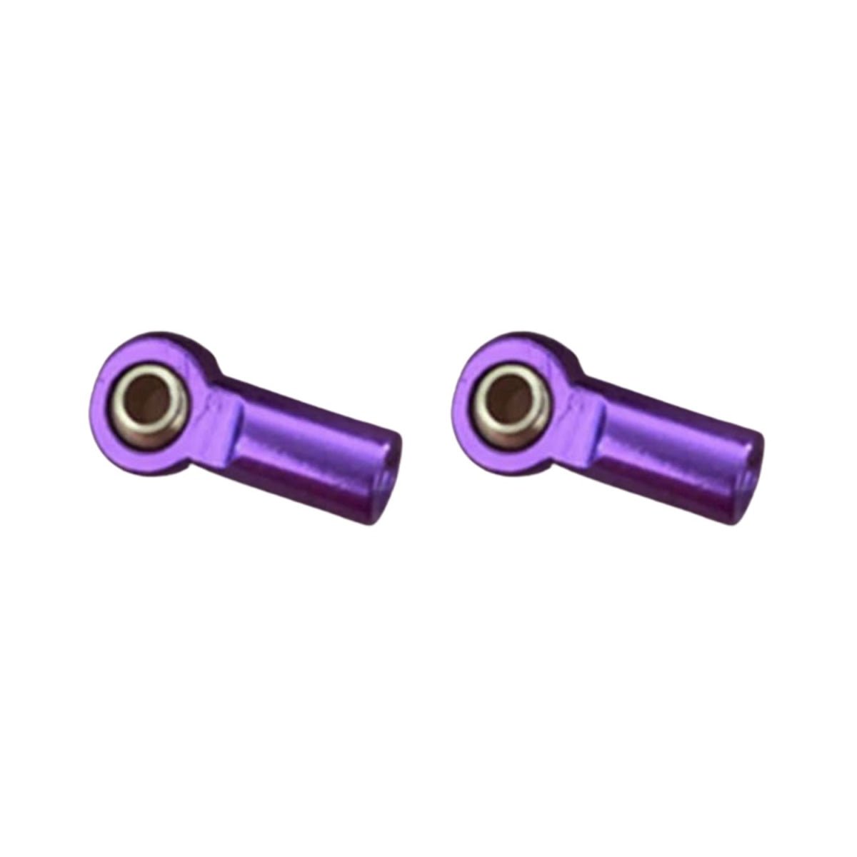 2pcs M3 Ball Head Aluminium Link End Holder Tie Rod 20mm - M3 Purple - Asia Sell