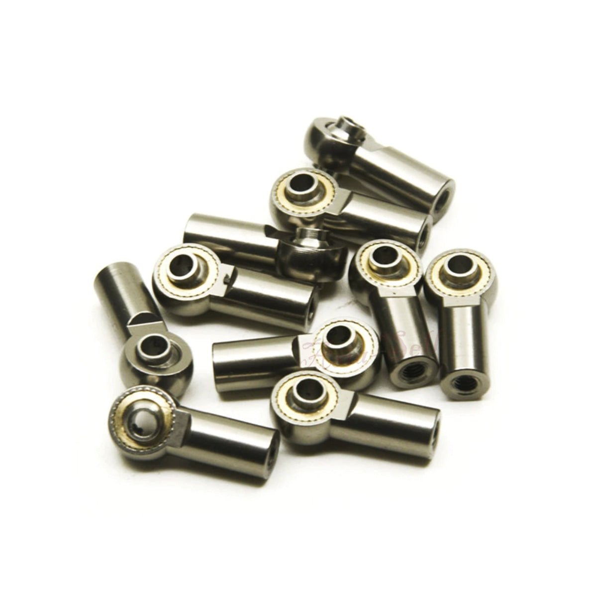 2pcs M3 Ball Head Aluminium Link End Holder Tie Rod 20mm - M3 Titanium - Asia Sell