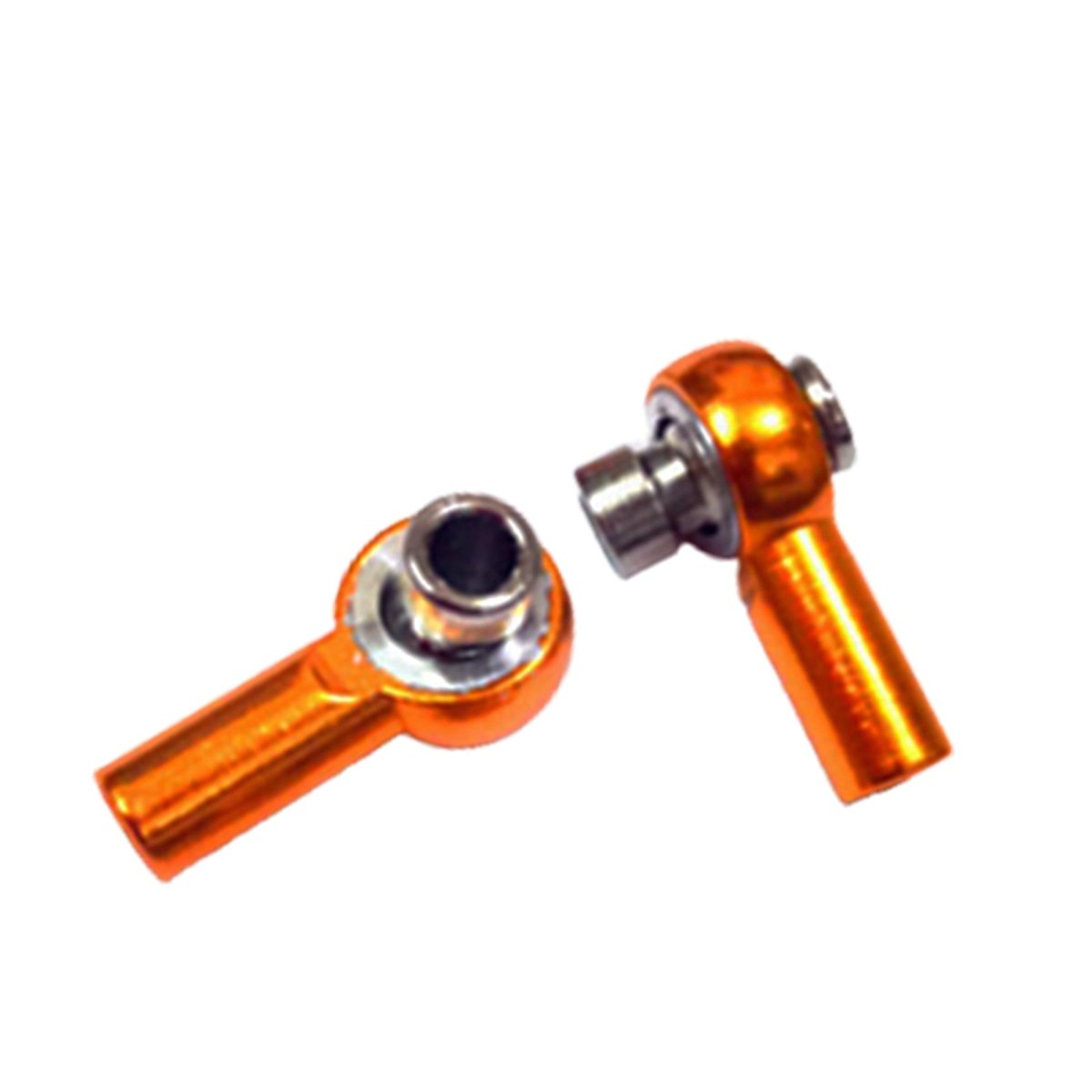 2pcs M3 Ball Head Aluminium Steering Link End Holder Tie Rod 25.7mm - Gold M3 - Asia Sell