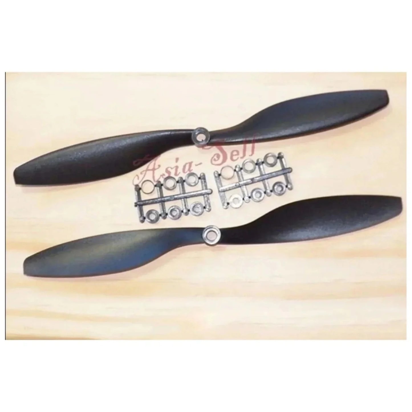 2pcs Plastic Quadcopter Blades with Attachments Spare Fins Hub Drone Blade - - Asia Sell