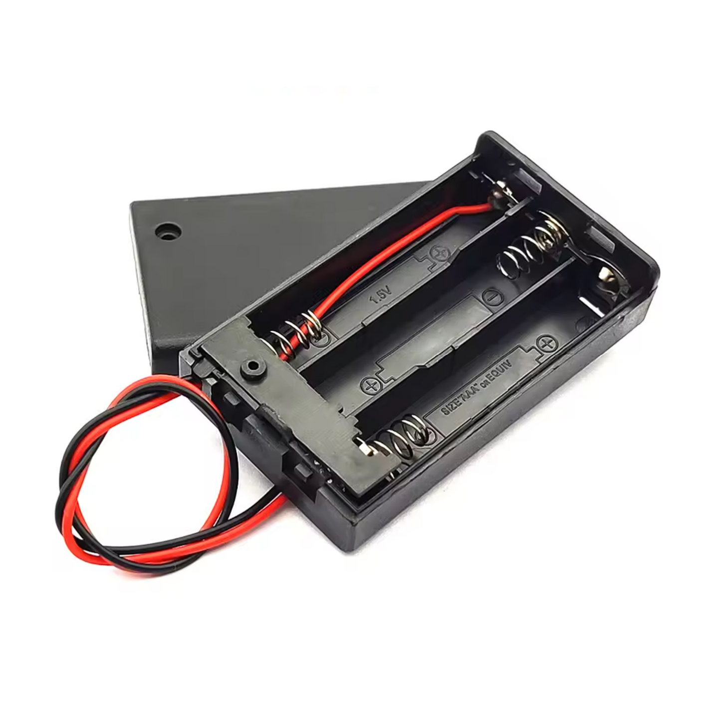 2pcs 3xAAA Battery Holder 3x1.5V AAA 4.5V Switch Box Case Leads Wires 2 x AAA | Asia Sell