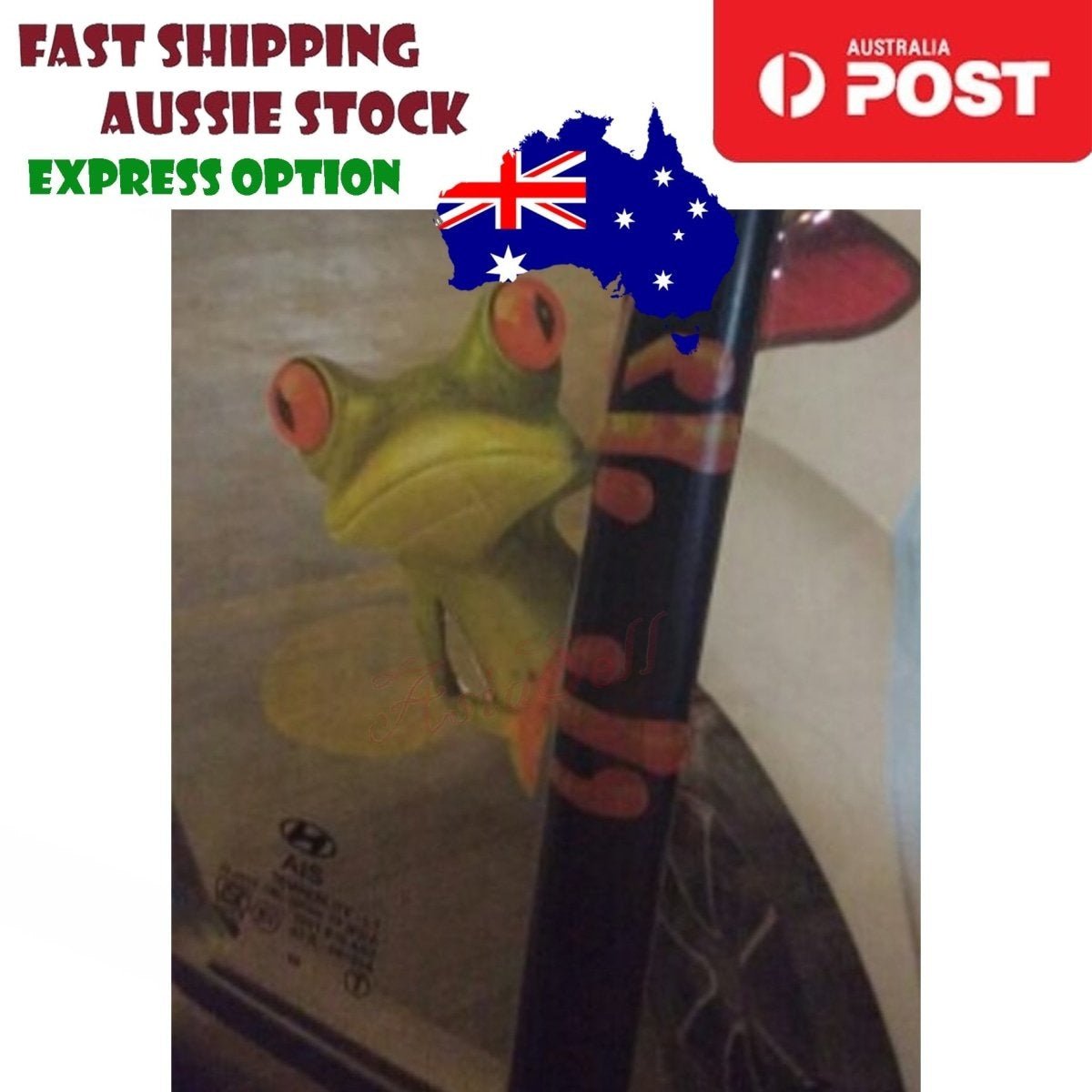 2x Frog Stickers 14-15cm Window Bathroom Toilet Seat Animal Decal Wall Tiles Car - D - Asia Sell