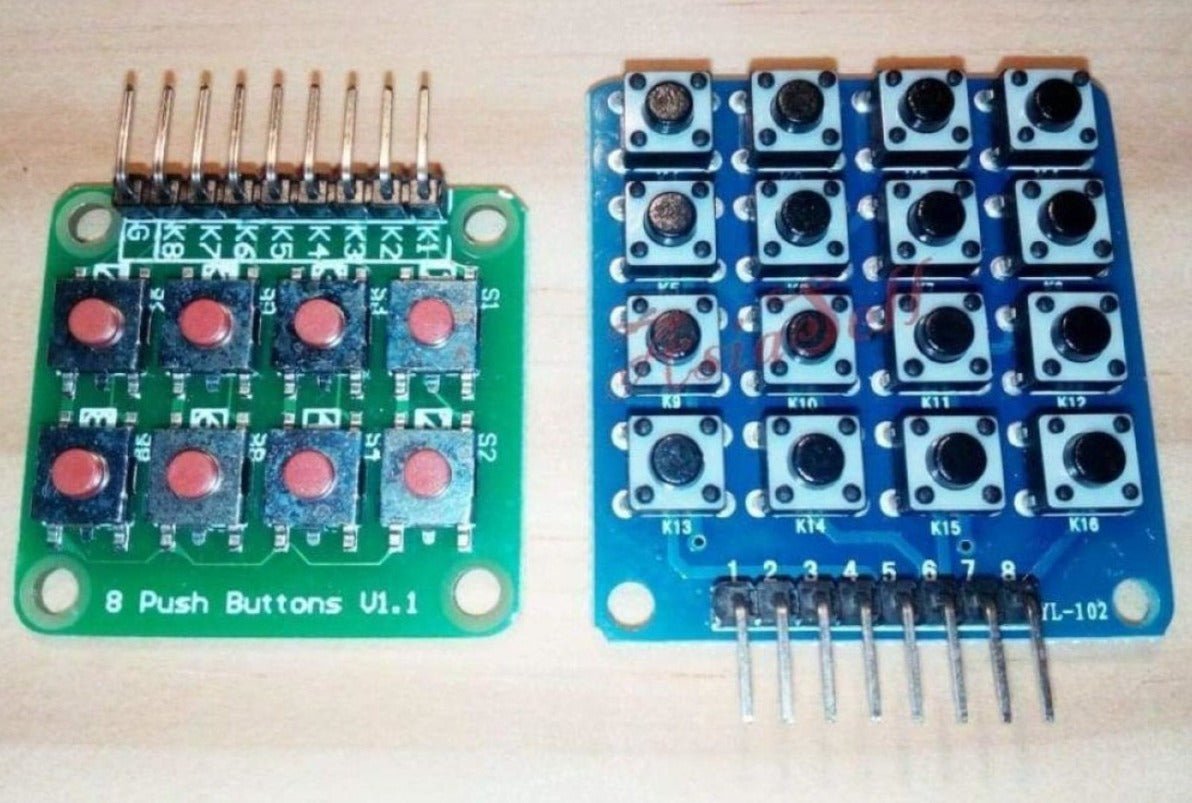 2x4 4x4 Keypad Buttons Board Matrix Keyboard 8 16 Key - 2x4 - Asia Sell
