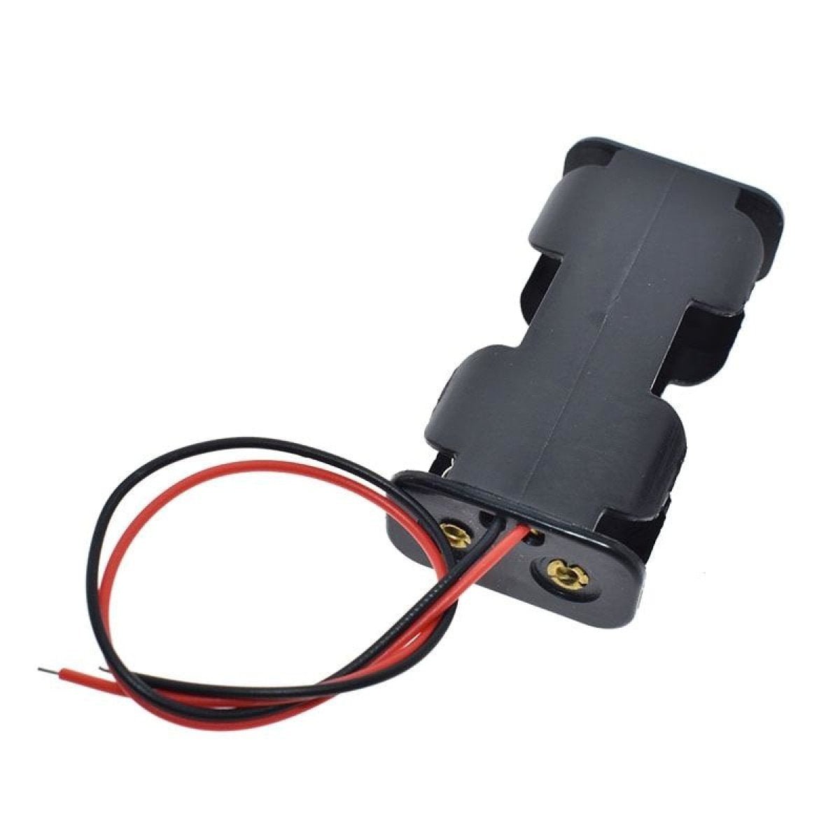 2xAA Battery Holder Double Sided AA 2x1.5V 3V Wires Cables Side by Side - - Asia Sell