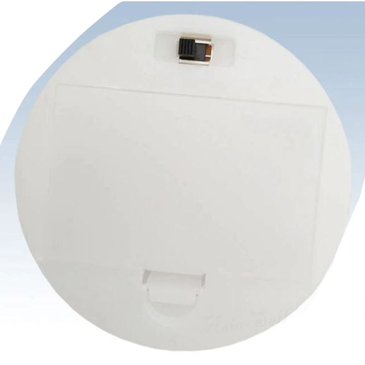 2xAA White Battery Holder Panel Mount Case with Tabs Switch Lid - - Asia Sell