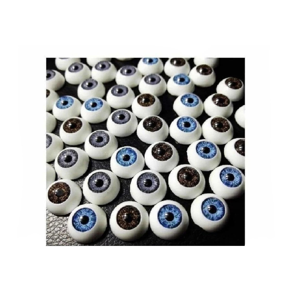 3 Pairs 16mm Doll Eyes BLUE Eyeballs Round Plastic Teddy Bear Reborn Dolls Half - - Asia Sell