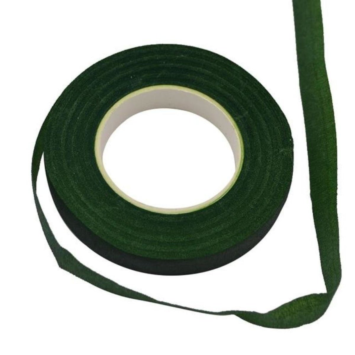 30m 12mm Bouquet Floral Stem Stretchy Tape Flower Stamen Wrapping Florist Green - Dark Green - Asia Sell