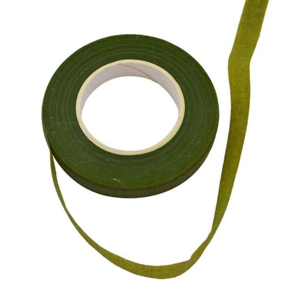 30m 12mm Bouquet Floral Stem Stretchy Tape Flower Stamen Wrapping Florist Green - Light Green - Asia Sell