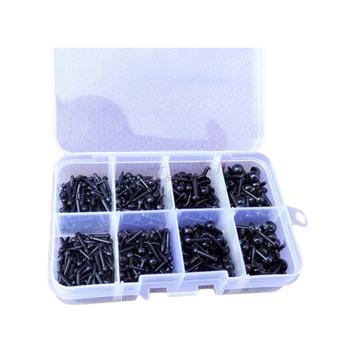 320pcs 3mm 4mm 5mm 6mm Plastic Teddy Eyes with Pins Figurine Eyes No Thread for Dolls Toys - - Asia Sell