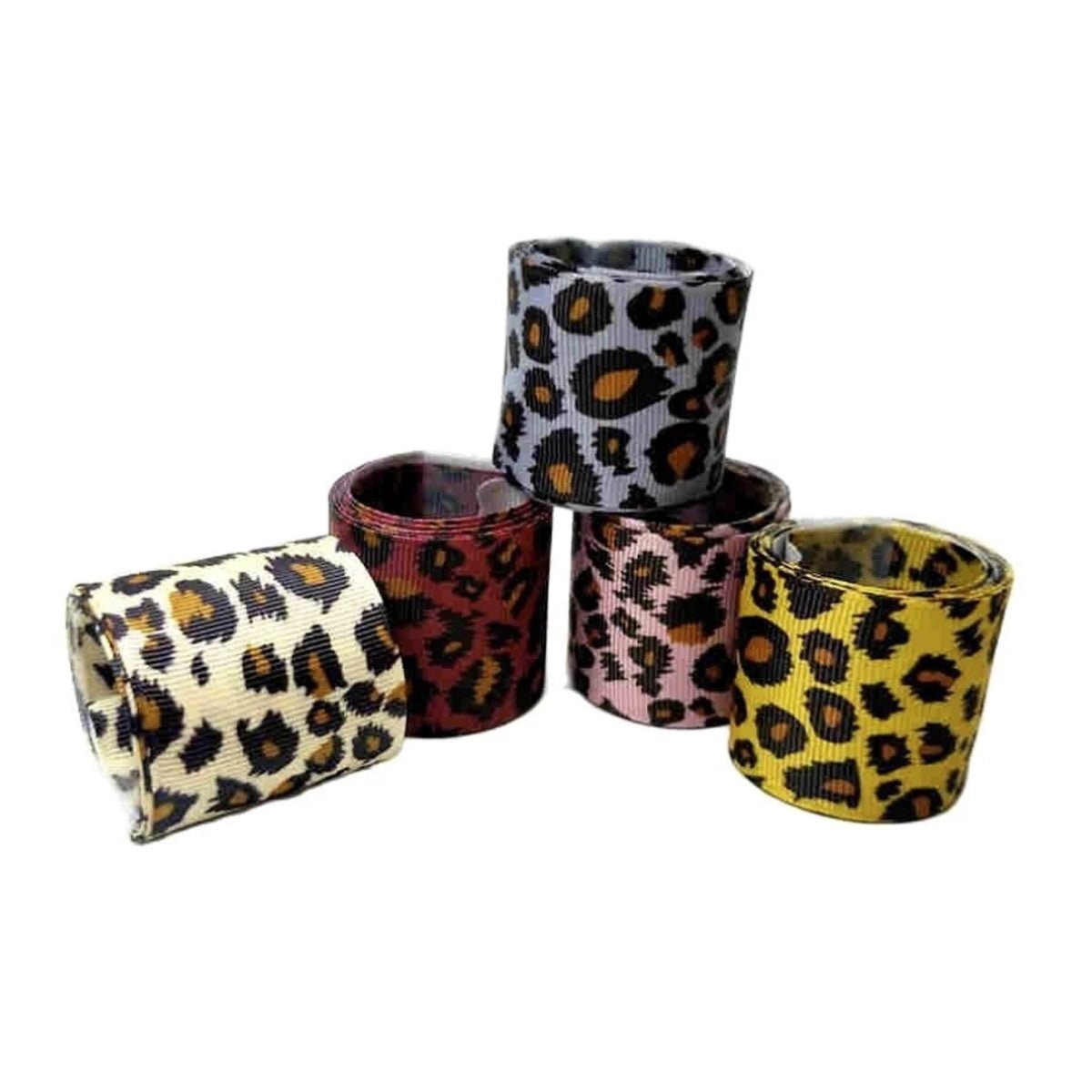 38mm 5mtrs Leopard Ribbons Party Decoration DIY Sewing Hair Ribbon - - Asia Sell