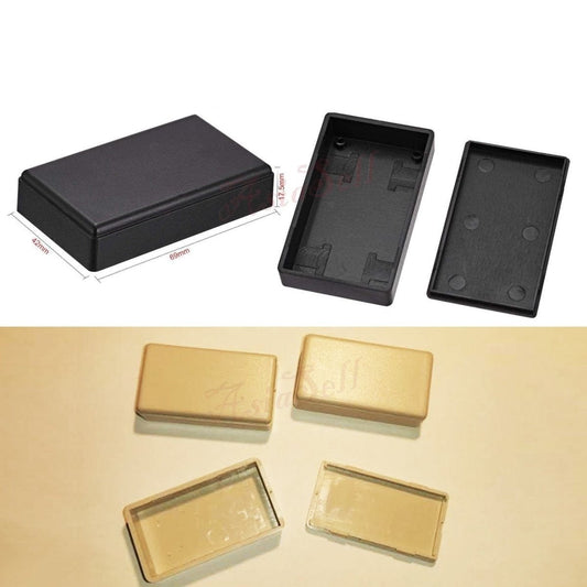 3pcs Black/White Electronic Plastic ABS DIY Project Junction Box Enclosure Case - 48x27x14mm White - Asia Sell