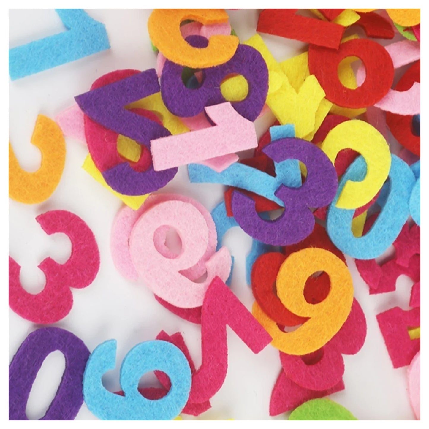400pcs Fabric Felt Letters Numbers Alphabet Craft Cloth Patch For Sewing Dolls Scrapbook Shape - Numbers - Asia Sell