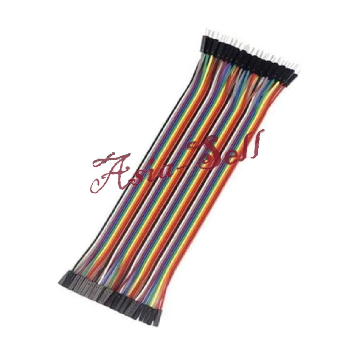 40pcs Jumper Line 20cm Male Female M-F / M-M / F-F Wire Cable - M-F - Asia Sell