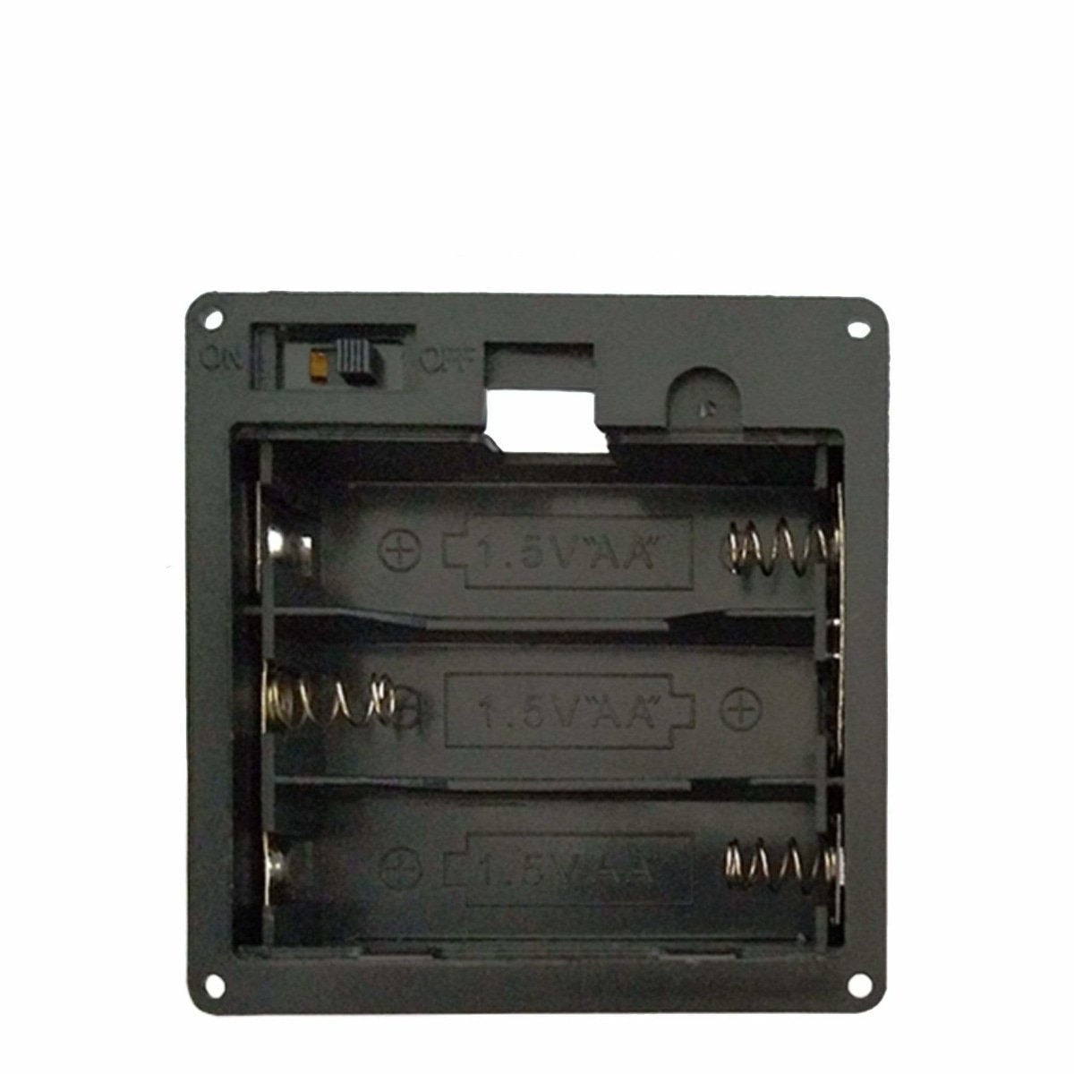 4.5V 2xAA 3xAA 4xAA 6xAA Battery Holder Panel Mount Case with Tabs Switch Lid - 4xAA - - Asia Sell