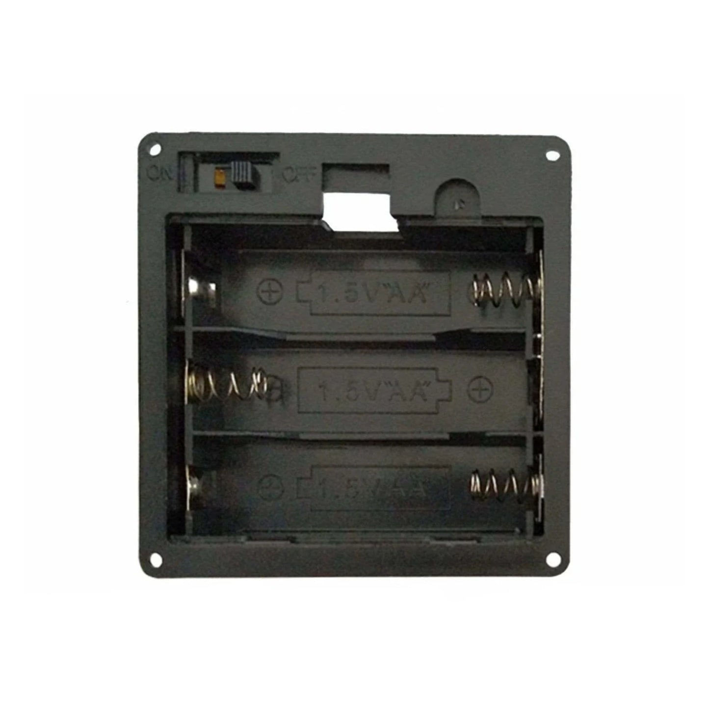 4.5V 2xAA 3xAA 4xAA 6xAA Battery Holder Panel Mount Case with Tabs Switch Lid - 4xAA - Asia Sell