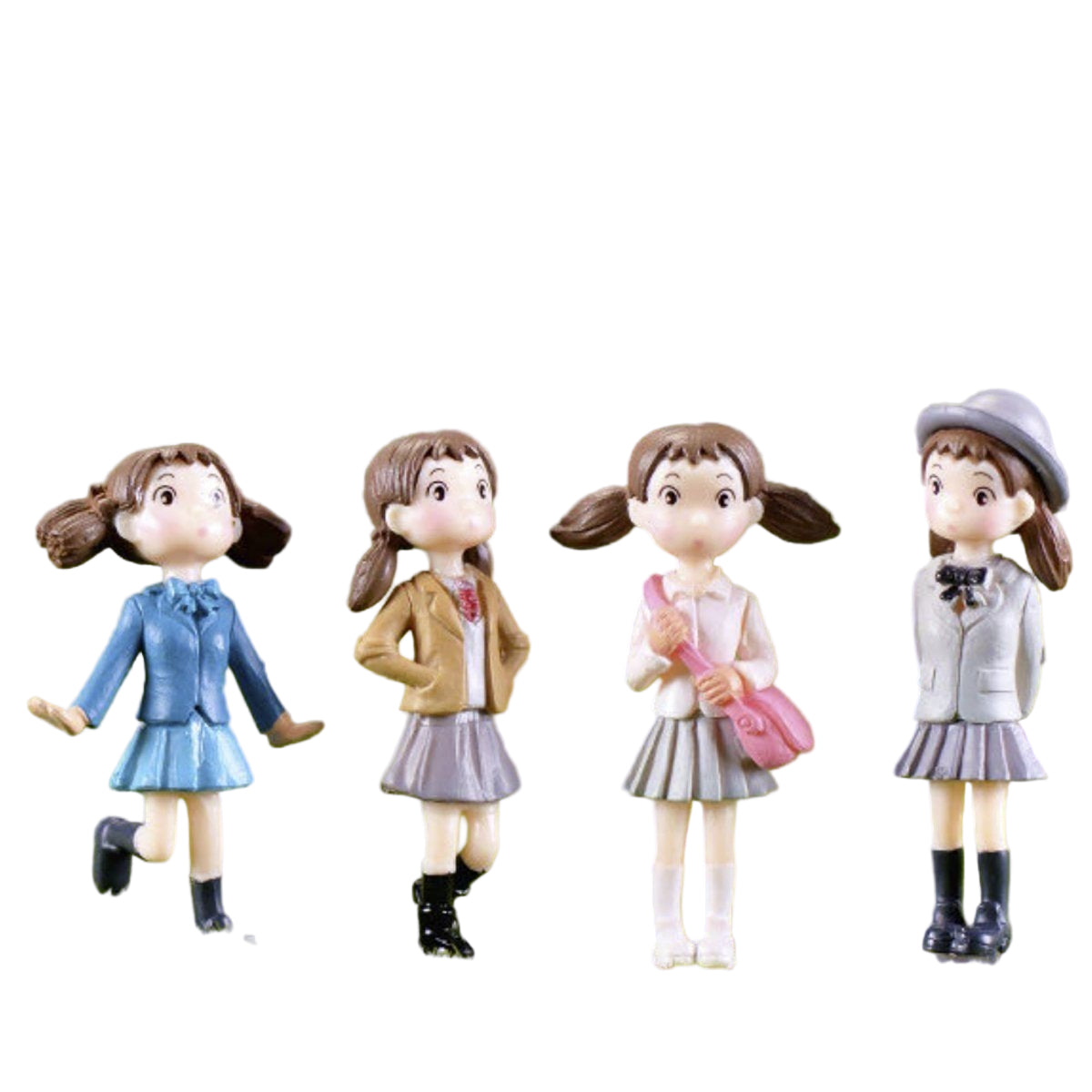 4pcs 5.3cm Set Mini Resin Craft Figurines of Girls Ornament Garden Miniature Figurine - - Asia Sell