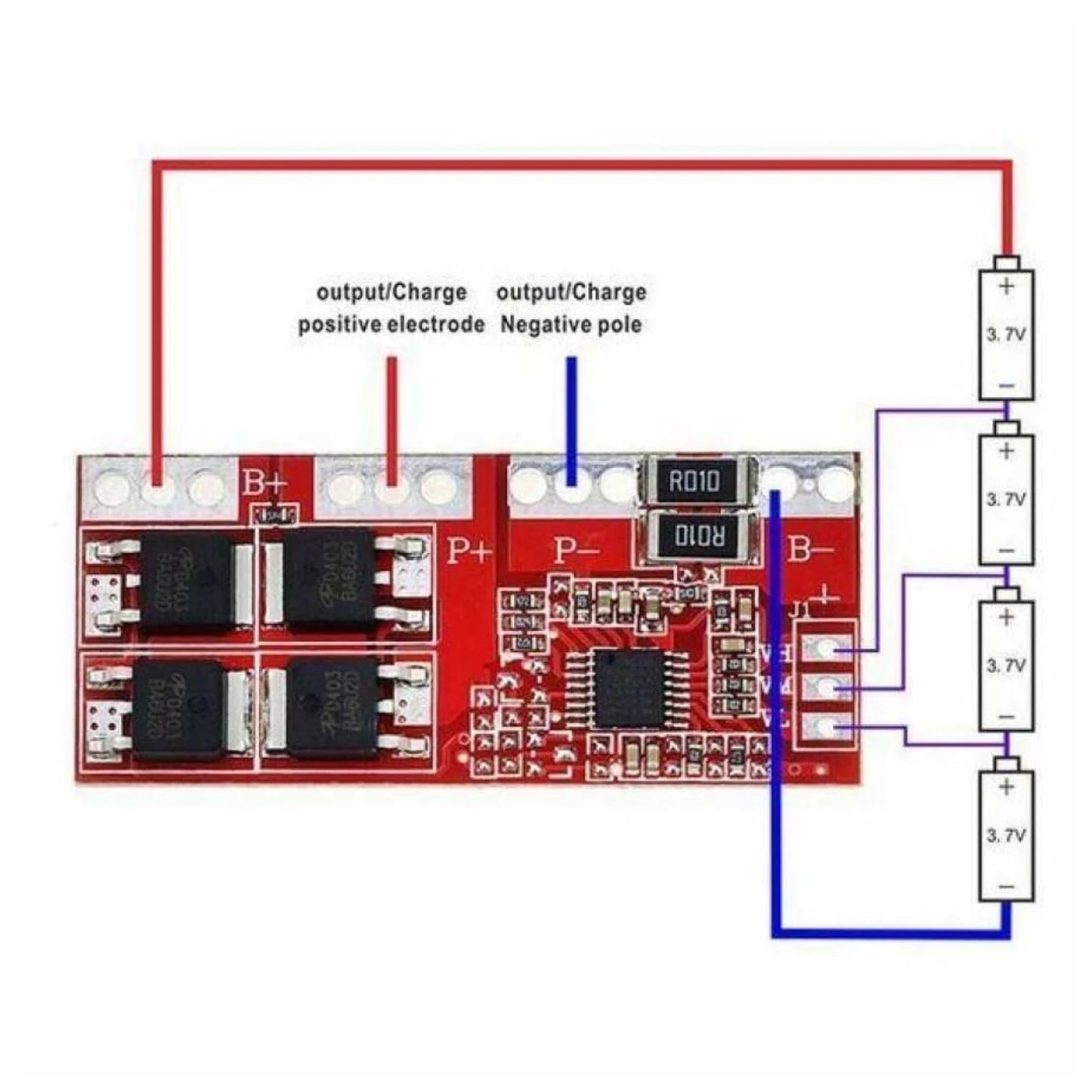 4S 30A Li-ion Lithium Battery 18650 Charger Board 14.4V 14.8V 16.8V BMS Protect - - Asia Sell