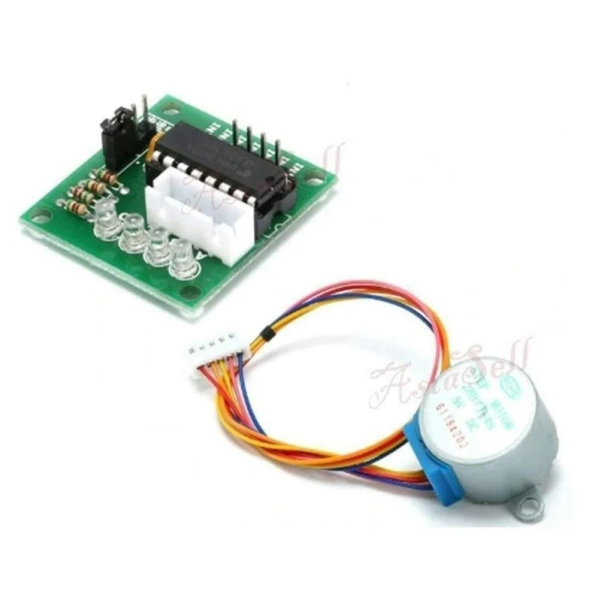 4x Stepper Motor 5V 28BYJ-48 Driver Test Module Board 5 Line 4 Phase BI - - Asia Sell