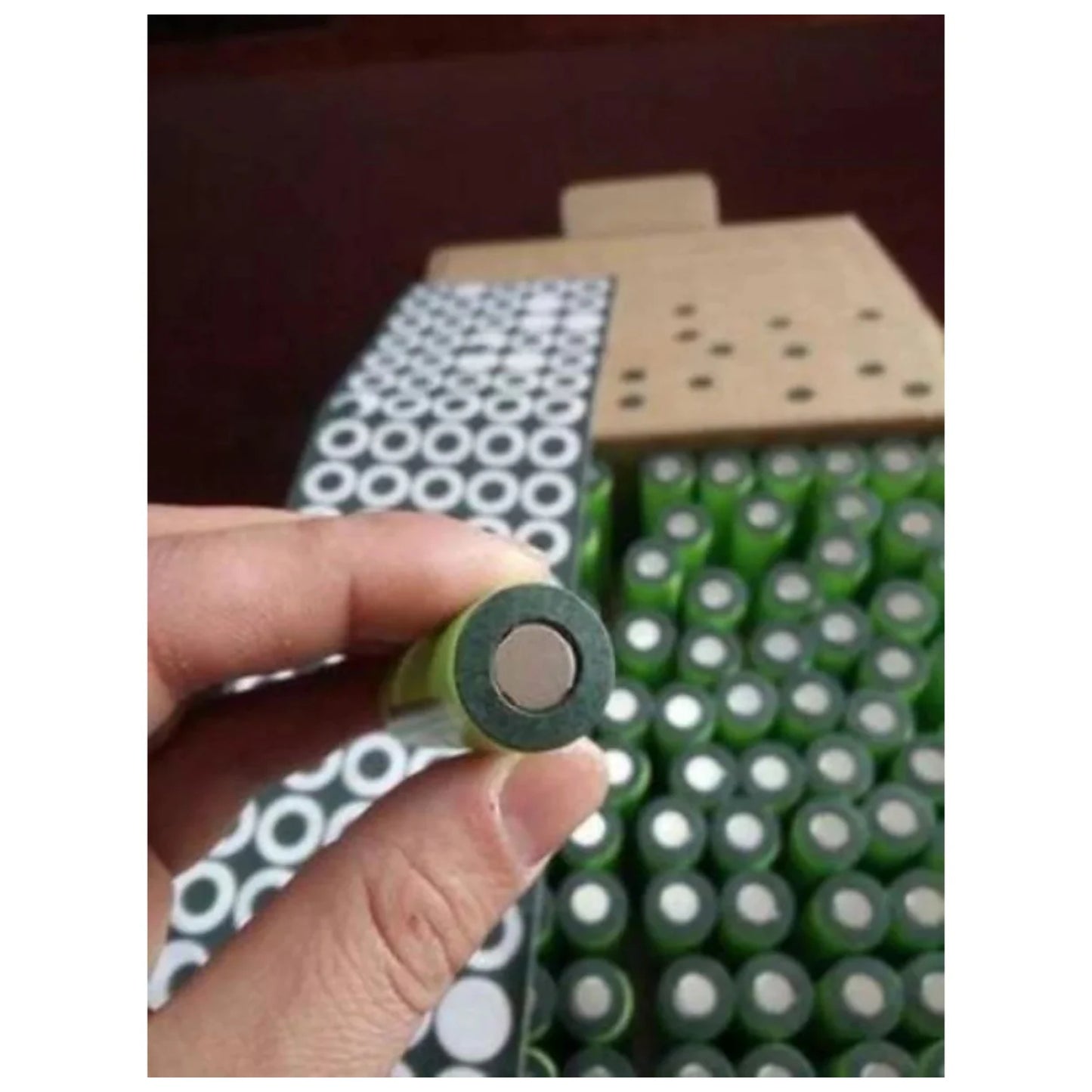 500pcs 1S 18650 Li-ion Battery Insulation Gasket Battery Pack Rings Insulated Pad - - Asia Sell
