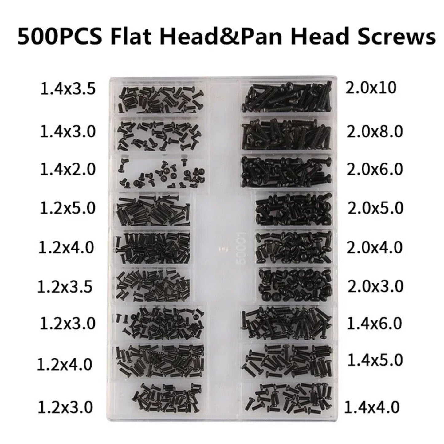 500pcs 18 Types Mini Screw Nuts DIY Kit Laptop Computer Assemble Repair Screws Fastener Set For Repairing Sunglass Phone 3 | Asia Sell