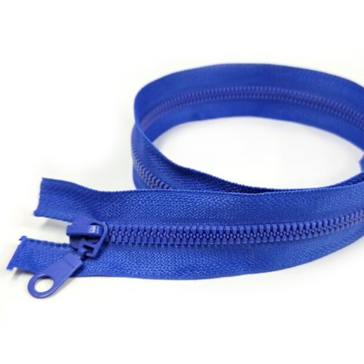 50cm Plastic Zipper Black White Open-Ended Zip Sportwear Bags Sewing - Blue - - Asia Sell