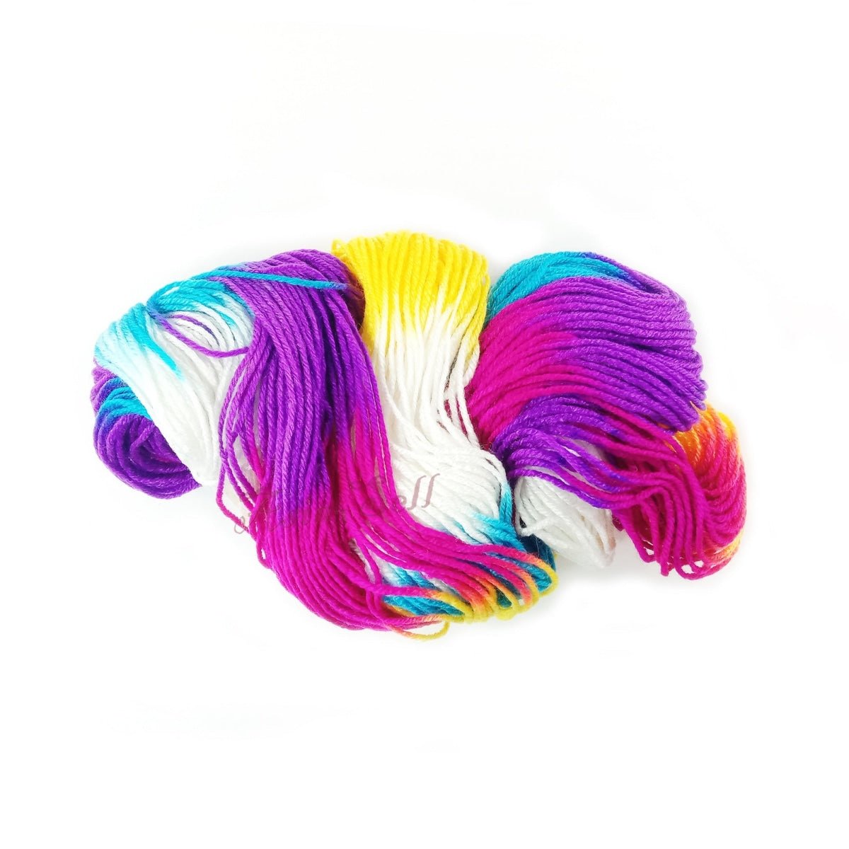 50g Ball of Knitting Yarn Mixed Colourful Dyed Crochet Thread Multicoloured Craft - Set C - Asia Sell