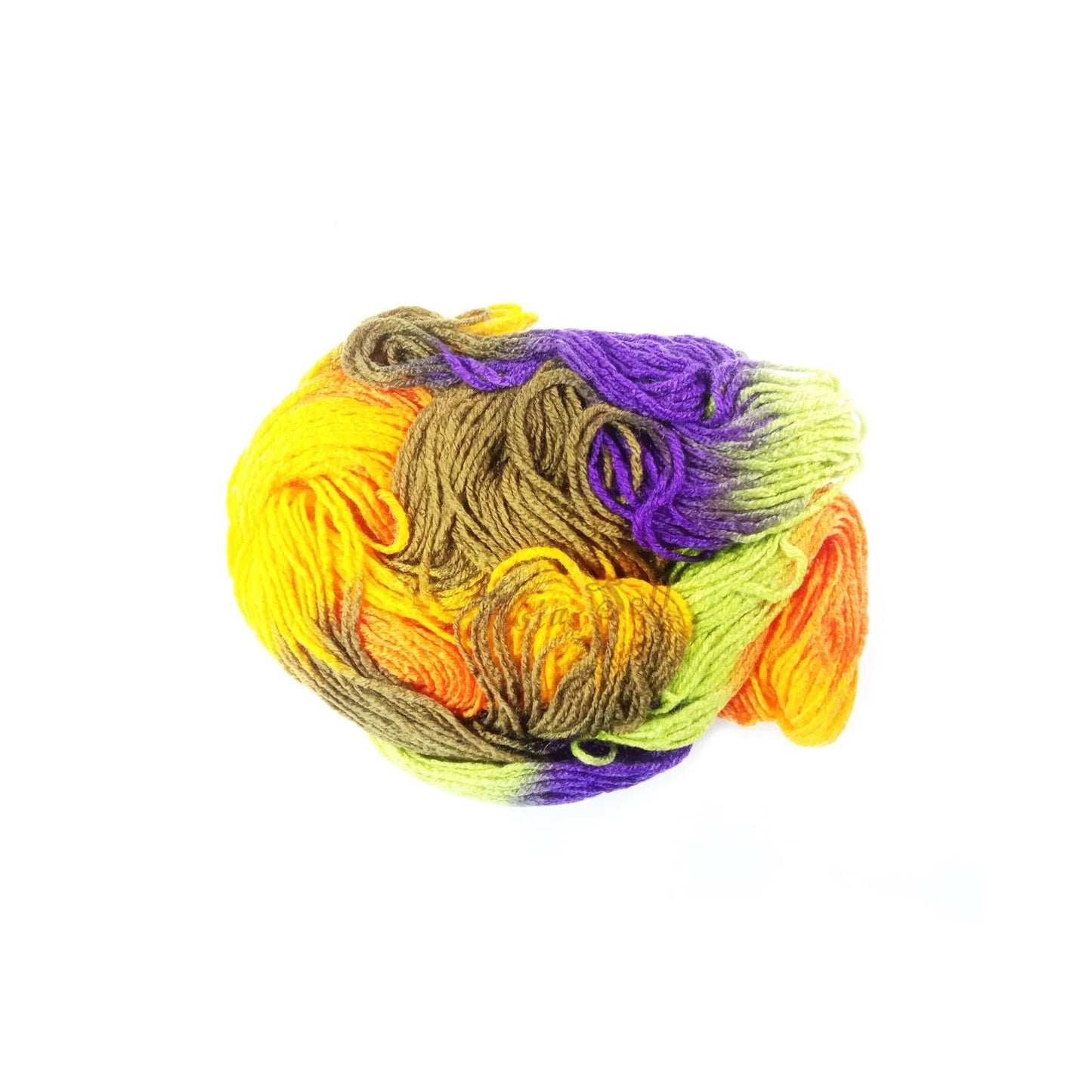 50g Ball of Knitting Yarn Mixed Colourful Dyed Crochet Thread Multicoloured Craft - Set D - Asia Sell