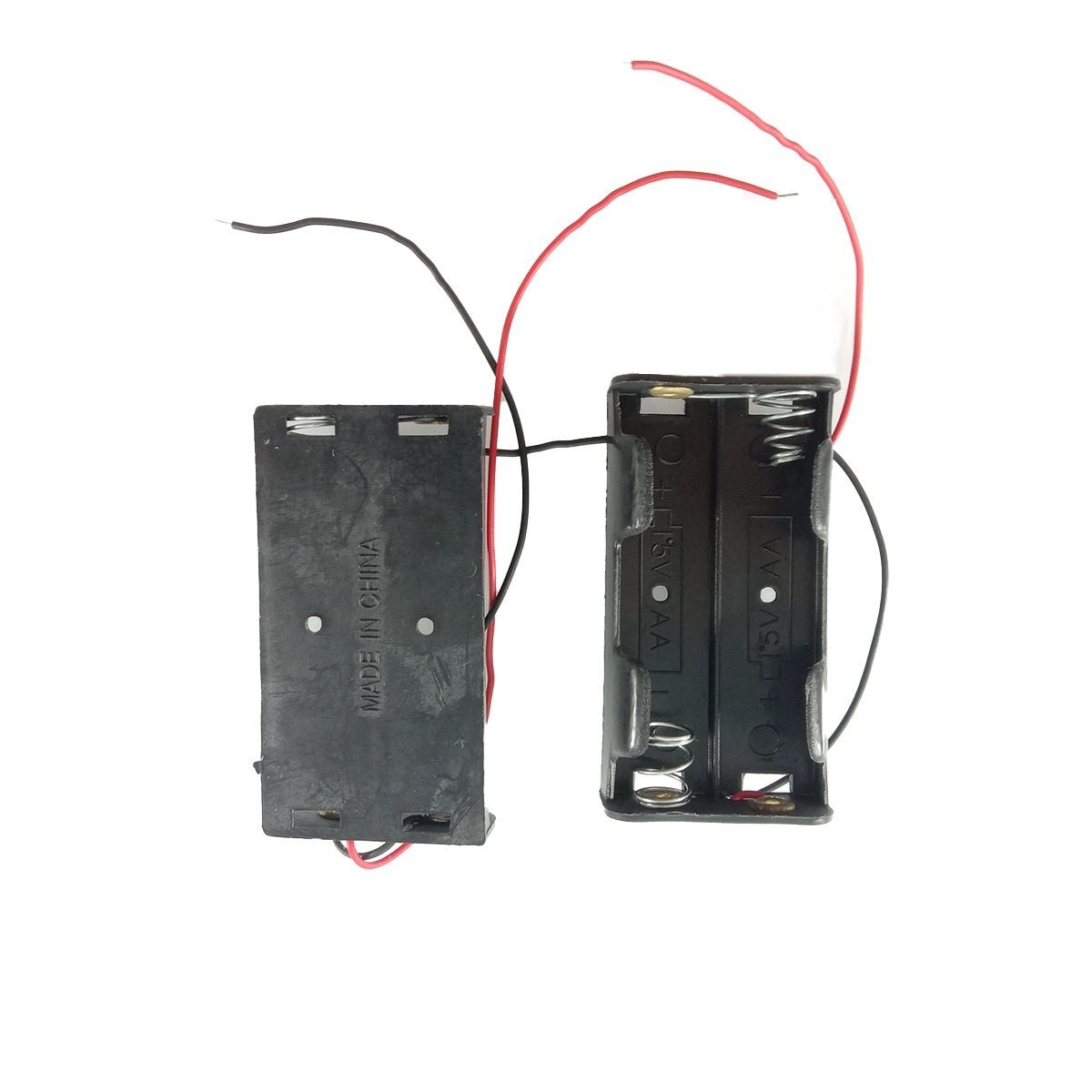 50pcs 2xAA Battery Holder 2x1.5V AA 3V Box Case Leads Wires 2 x AA Holders - - Asia Sell