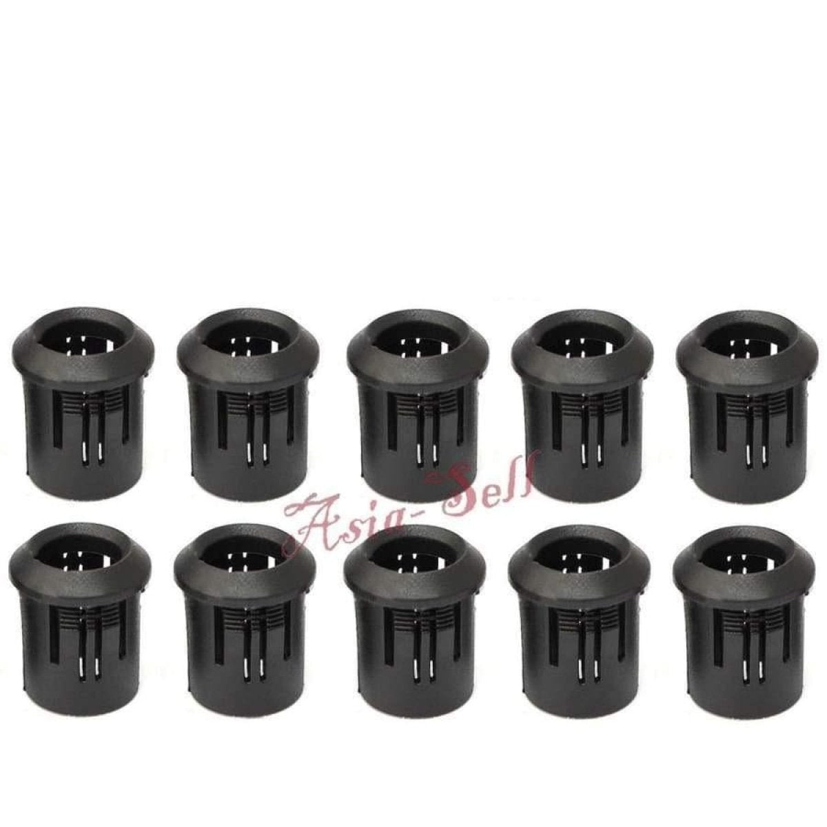 50pcs 8mm Black Plastic LED Holder Bezel Surround Case Cup Mounting F8 - - Asia Sell