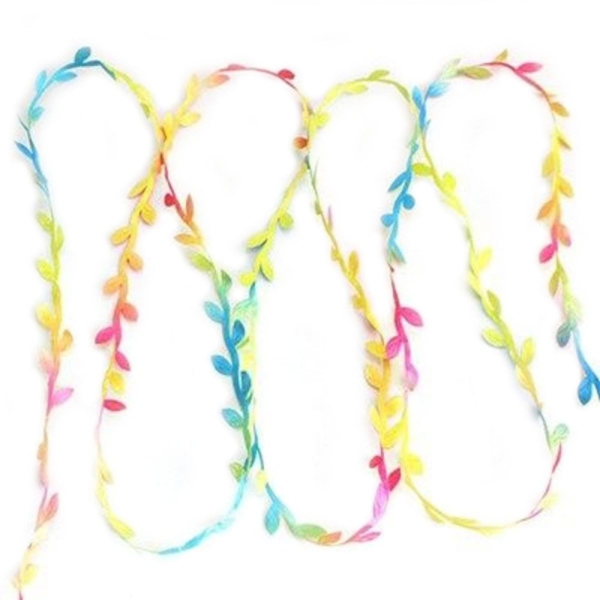 5m/10m Artificial Vine Leaves Wedding Wreath Decorations Rope DIY Craft - 10M Mixed - Asia Sell