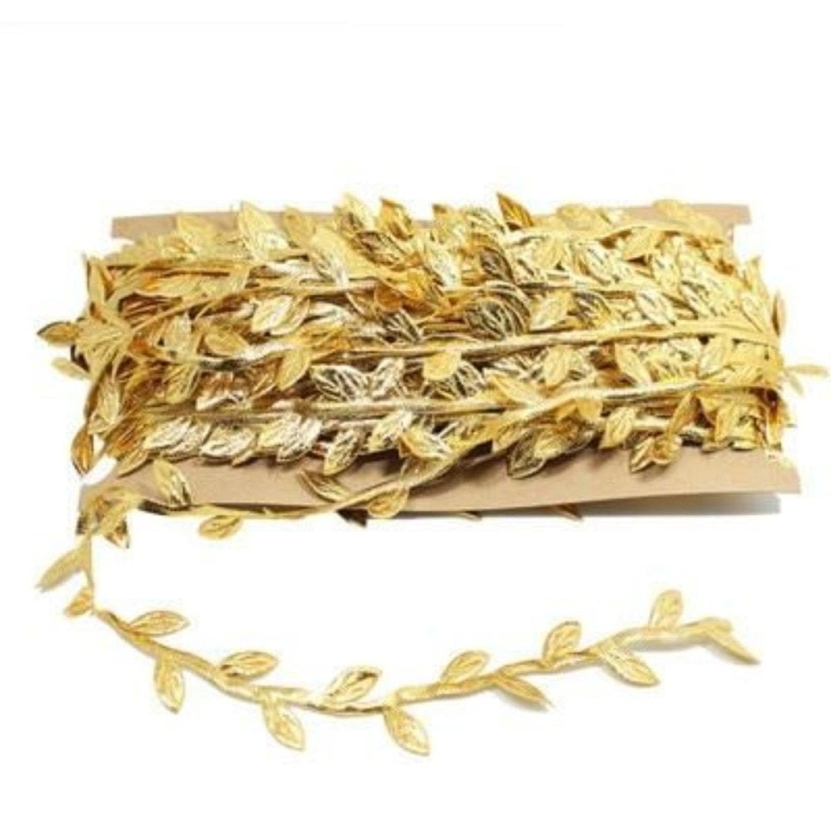 5m/10m Artificial Vine Leaves Wedding Wreath Decorations Rope DIY Craft - 10M Pink - Asia Sell