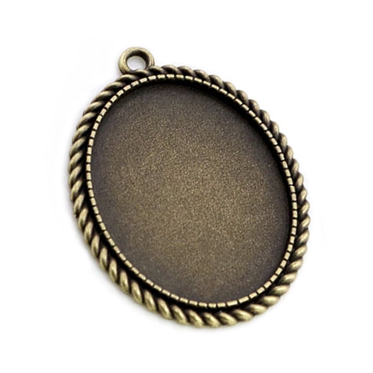 5pcs 30x40mm Cabochon Backing Antique Silver Bronze Black Gold Metal - Bronze Style 1 - Asia Sell