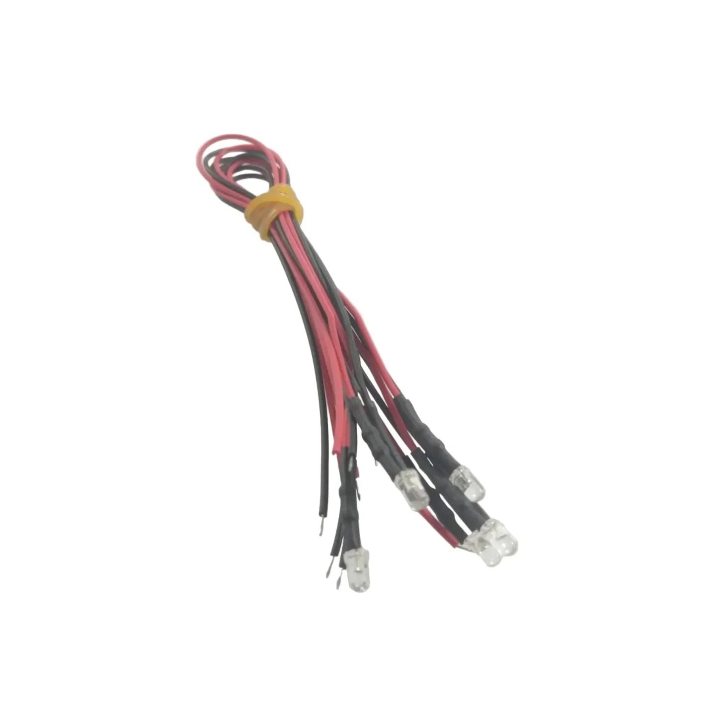 5pcs 3mm 12V Wired LEDs White Blue Green UV Red Yellow Pink Cables Orange LED - UV - Asia Sell