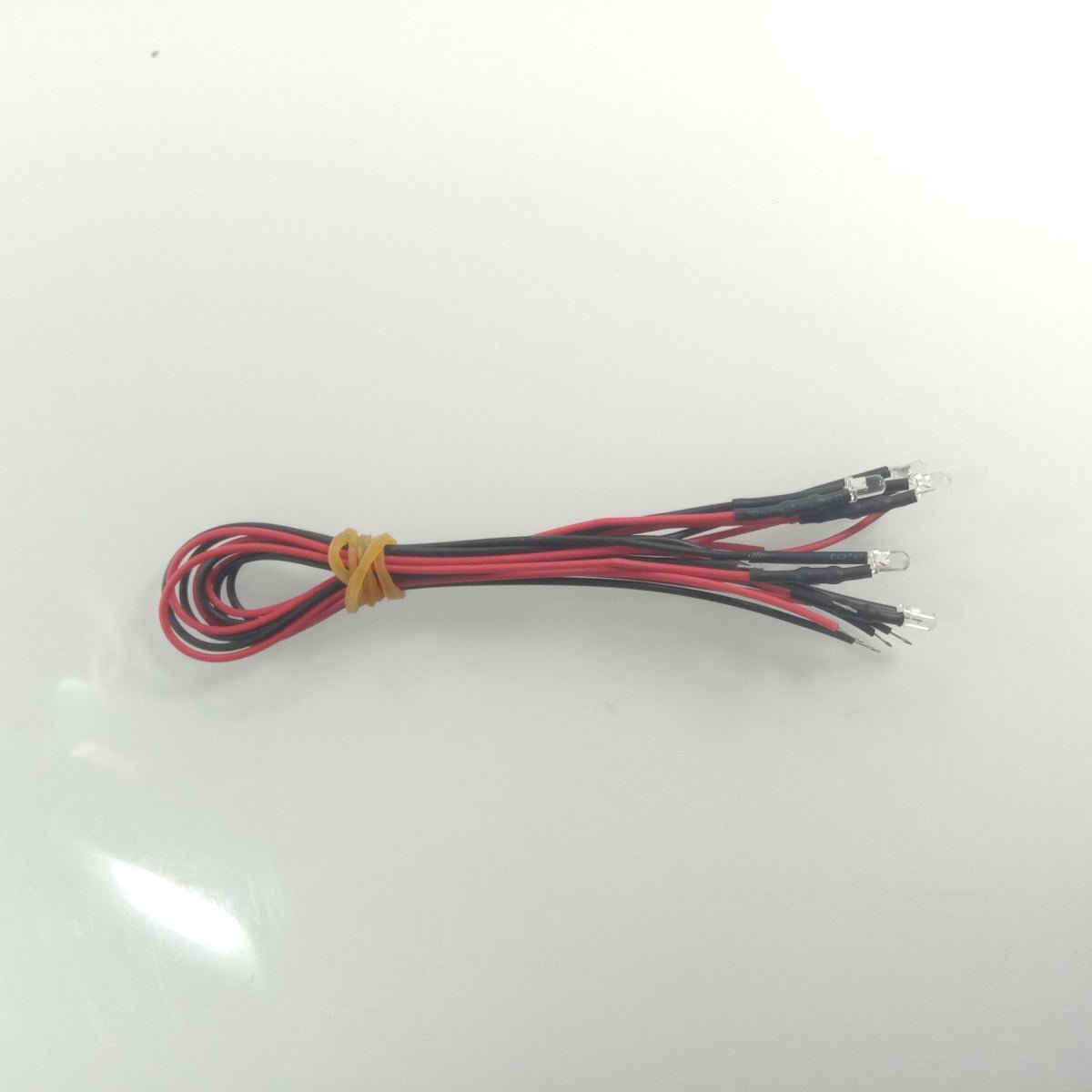 5pcs 3mm 12V Wired LEDs White Blue Green UV Red Yellow Pink Cables Orange LED - UV - Asia Sell
