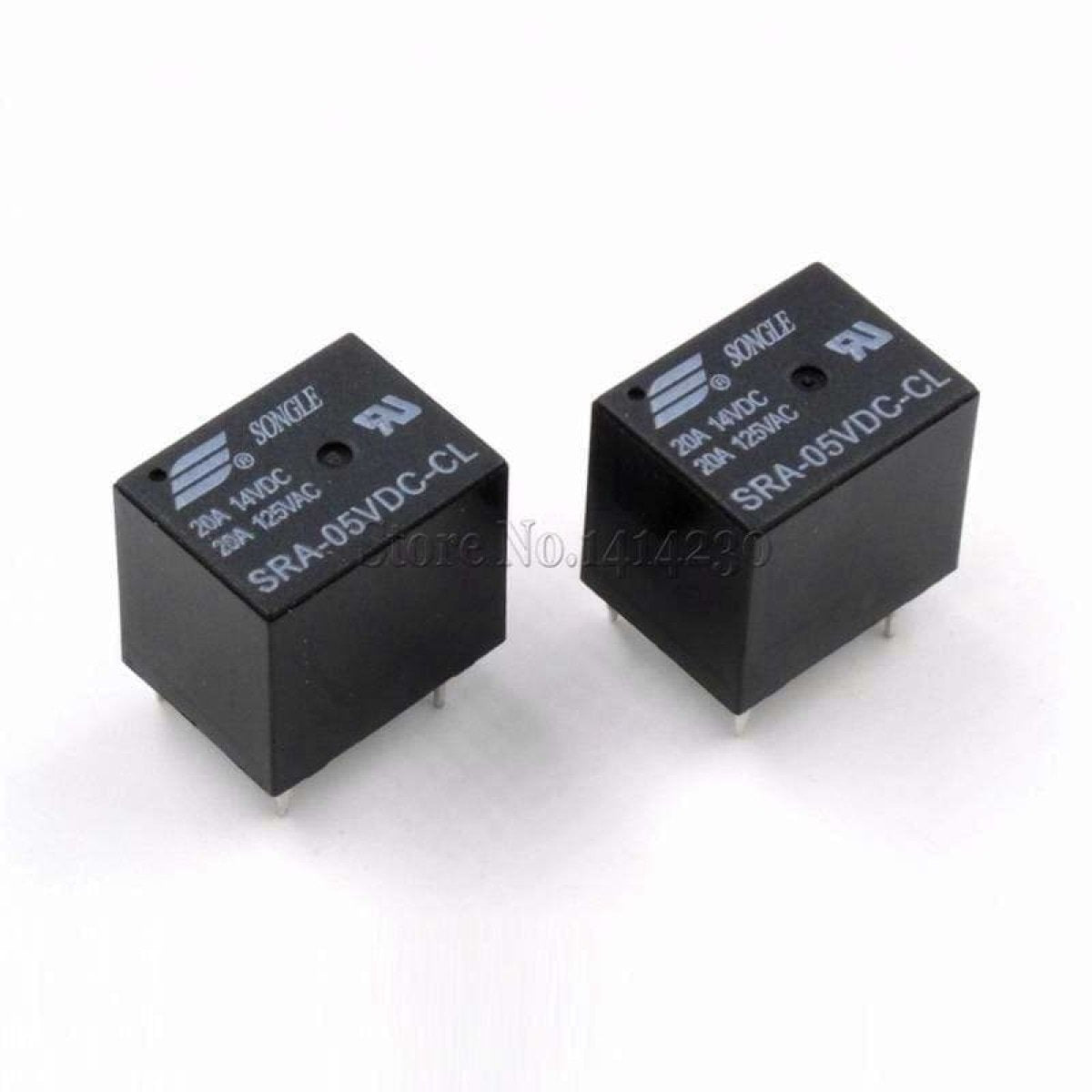 5pcs 5V 12V 24V 20A DC Power Relay Black SRA-05VDC-CL SRA-12VDC-CL SRA-24VDC-CL - 5V - Asia Sell