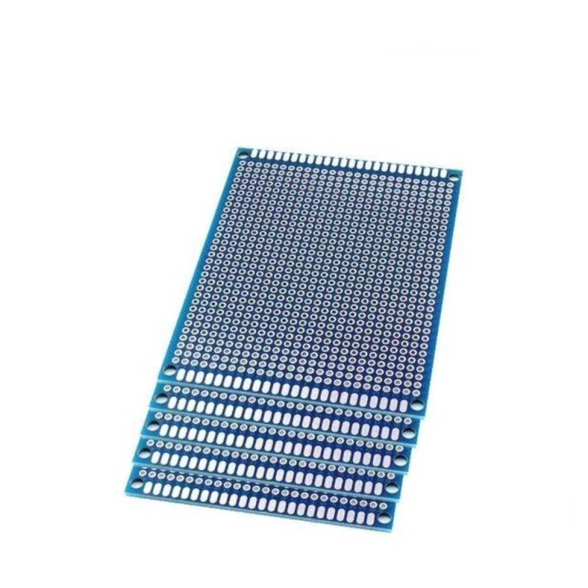 5pcs 70x90mm Double Sided Prototyping Board Blue 7x9cm 9x7cm - - Asia Sell