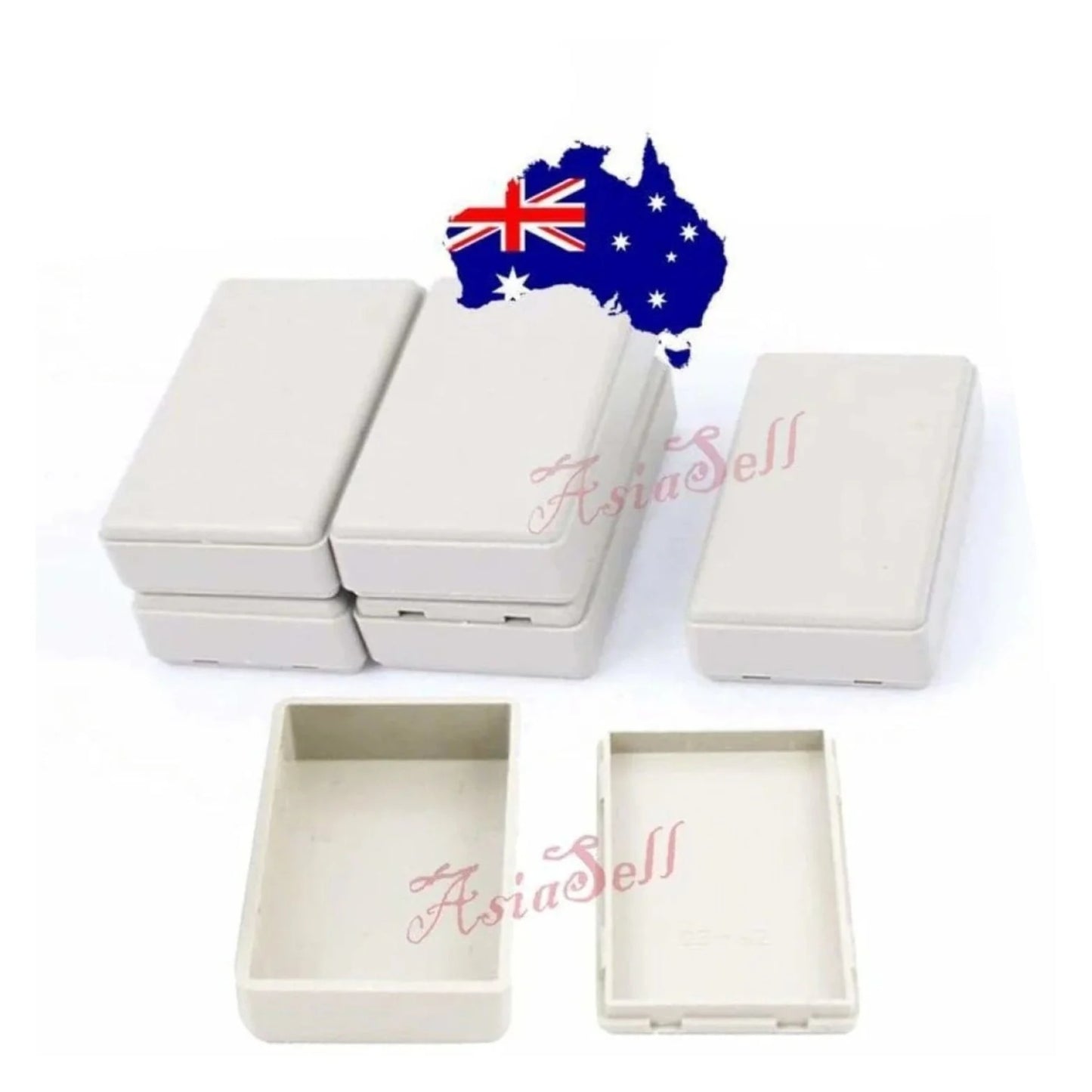 5pcs Electronic Project Case Enclosure Junction Box 58mmx35mmx15mm Waterproof - - Asia Sell