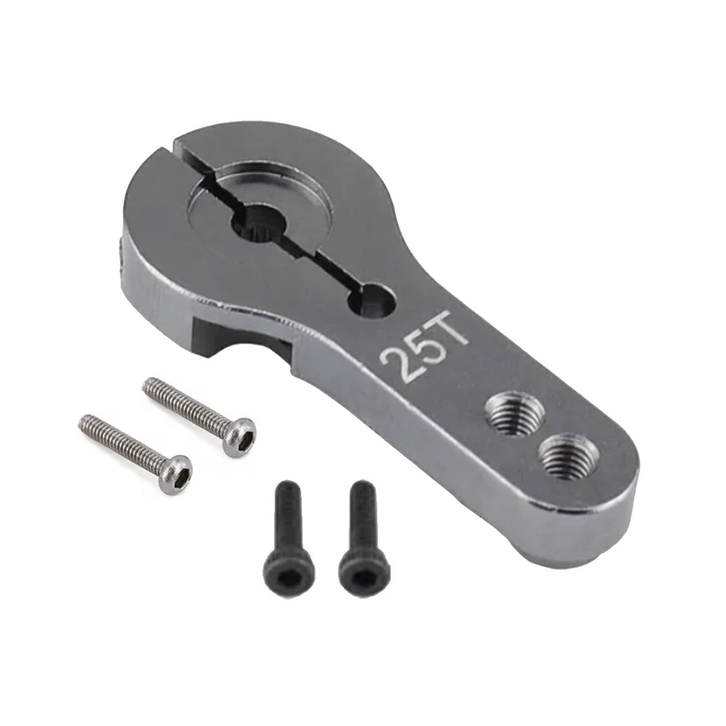 5pcs Grey 25T M3 Aluminium RC Servo Arm Horn CNC for 1:10 Model Car - Asia Sell
