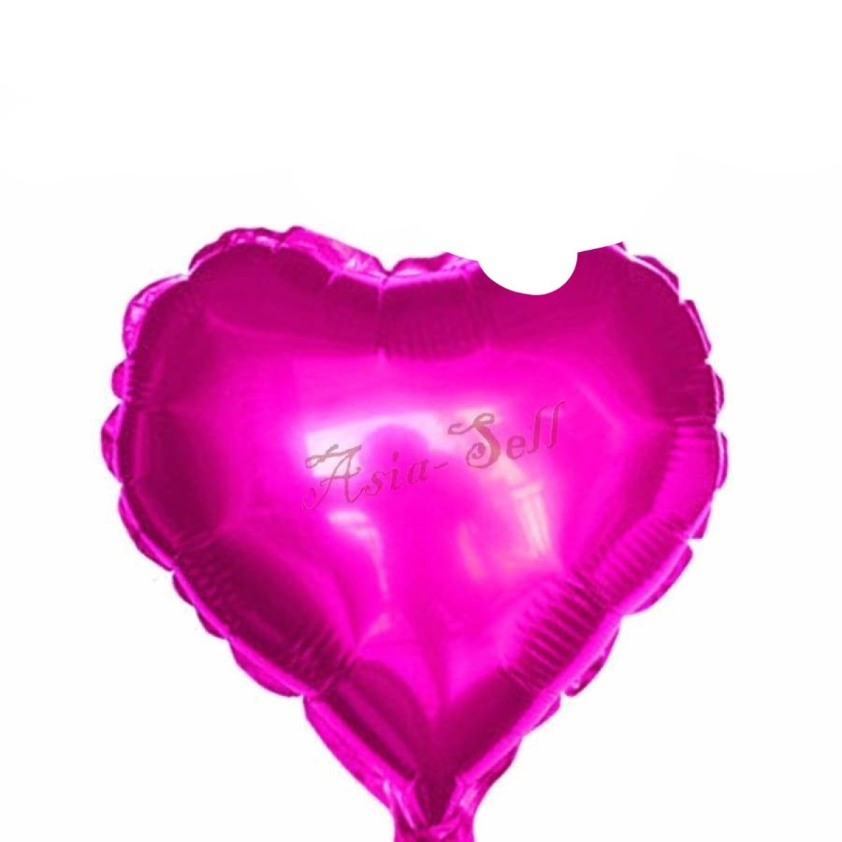 5pcs Helium or Air Heart Shape Aluminium Foil Balloons Wedding Birthday 10in - Pink/Purple - Asia Sell
