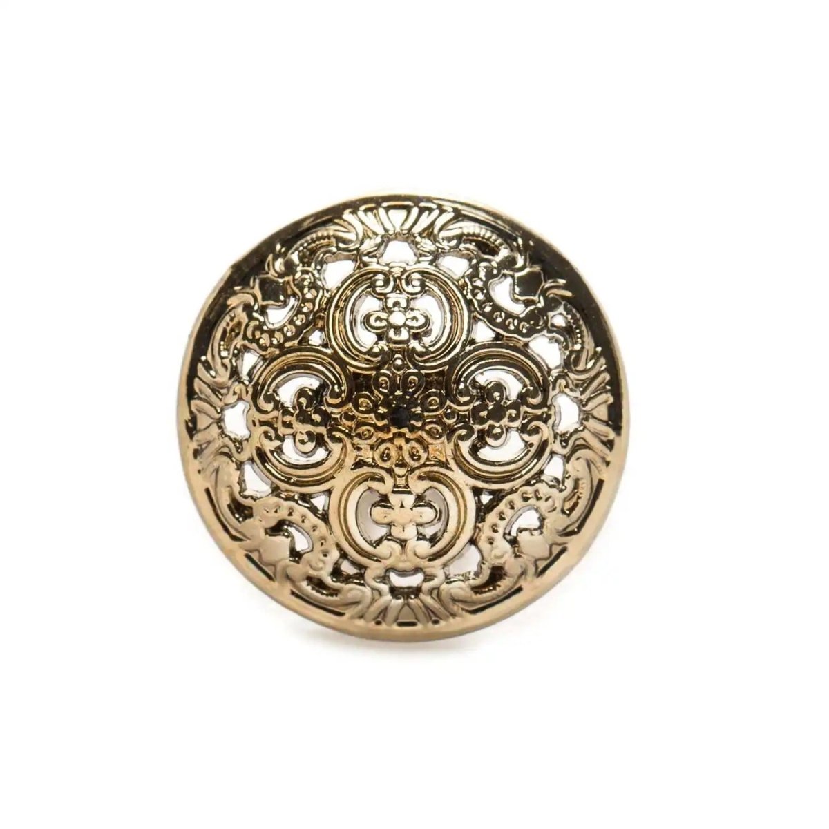 5pcs Lion Brooch for Jacket Blazer Uniform Sport Coat Clothing 11.5-25mm Metal - Carved Brownish Gold 15mm - Asia Sell
