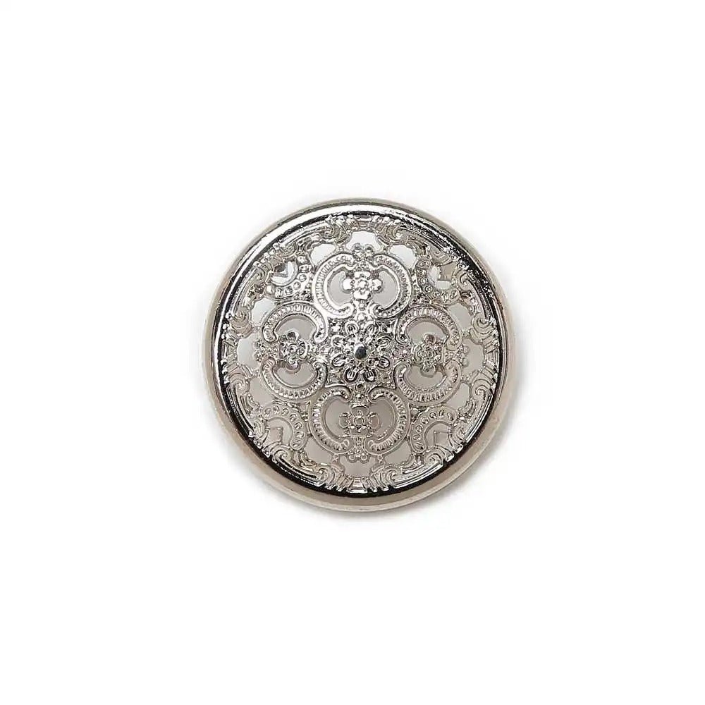 5pcs Lion Brooch for Jacket Blazer Uniform Sport Coat Clothing 11.5-25mm Metal - Carved Silver 20mm - Asia Sell