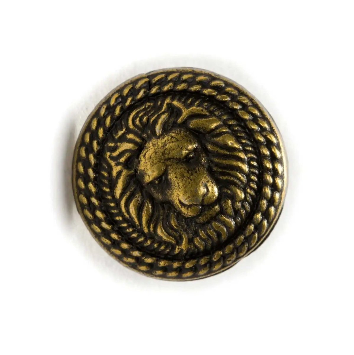 5pcs Lion Brooch for Jacket Blazer Uniform Sport Coat Clothing 11.5-25mm Metal - Lion Retro Bronze 12.5mm - Asia Sell