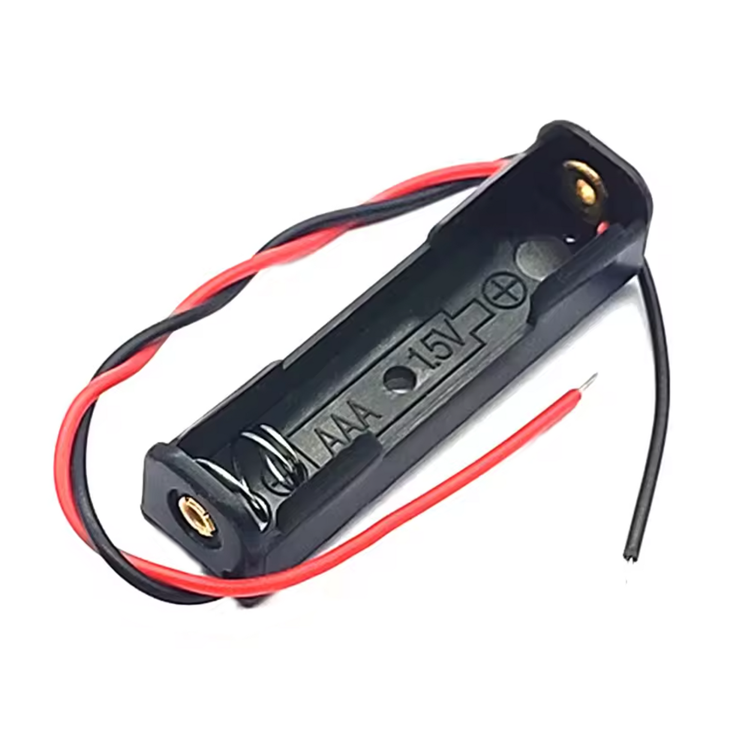 5pcs 1xAAA Battery Holder 1x1.5V Storage Box Case Leads Wires 1 x AAA 1.5V