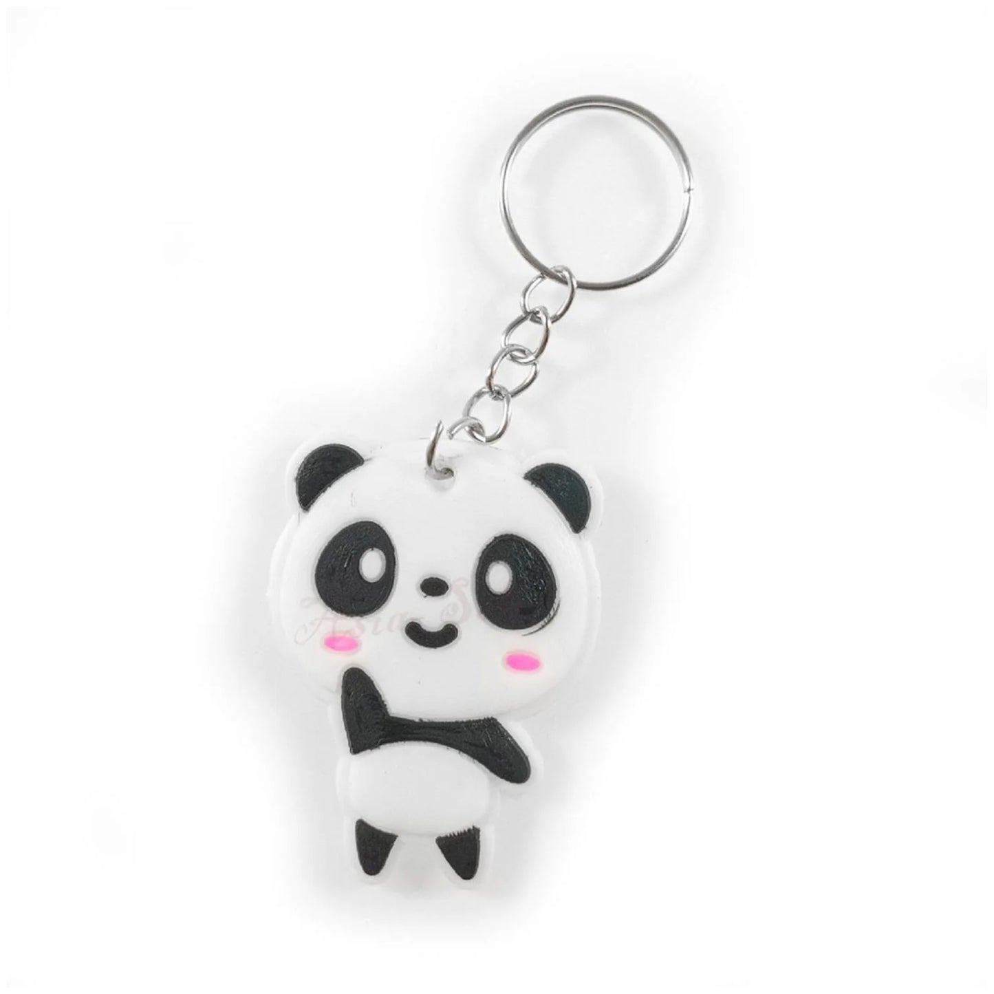 Keyring Soft Panda Keychain Flexible Gift Key Ring Chain Pink Cheeks Pendant Tag - Asia Sell