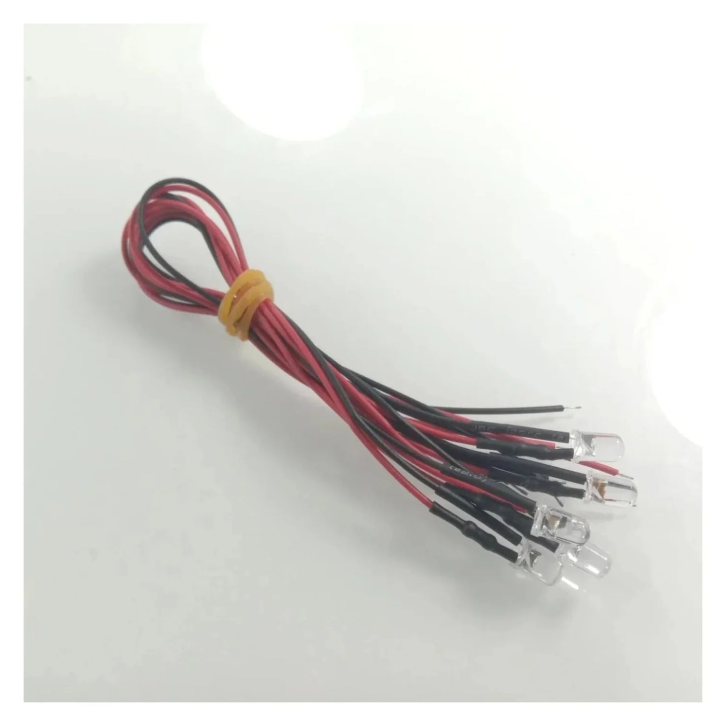 5x 5mm 12V Wired LEDs White Blue Green UV Red Yellow Pink RGB Flash LED - Green - Asia Sell