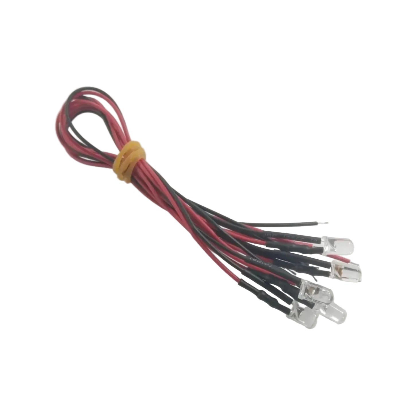 5x 5mm 12V Wired LEDs White Blue Green UV Red Yellow Pink RGB Flash LED - Green - Asia Sell