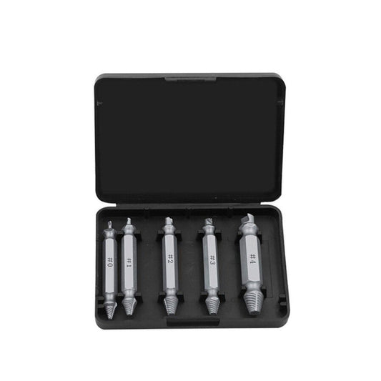 5x Broken Bolt Damaged Screw Remover Extractor Drill Bits Stud Reverse Tool - Asia Sell