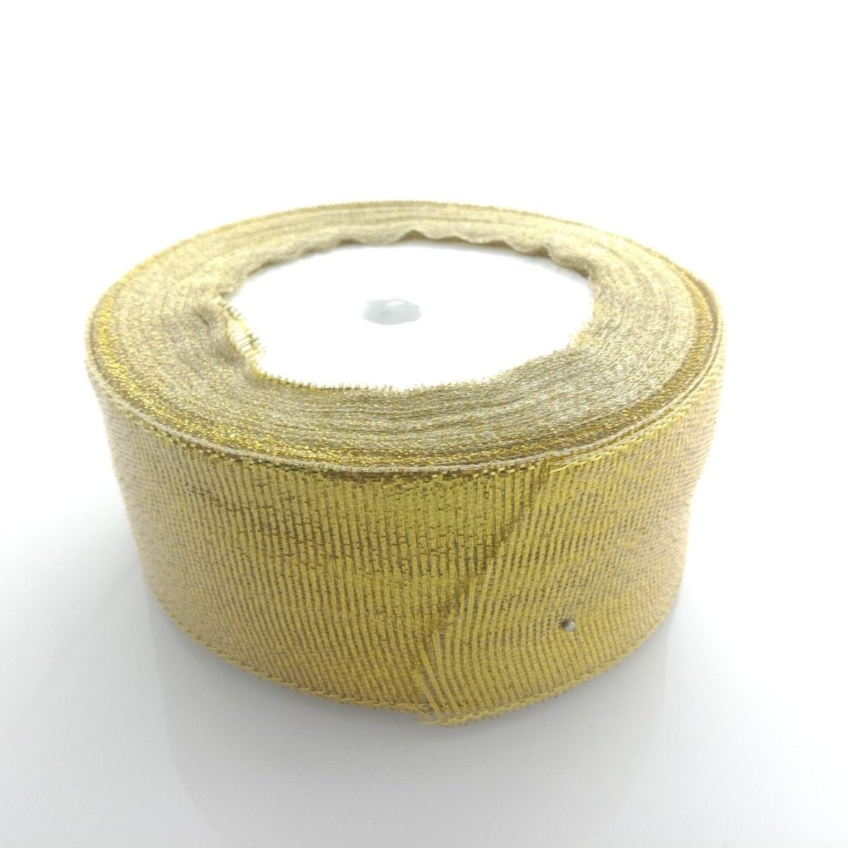 6mm-50mm Gold Silver Ribbon 22m Wedding Christmas Decoration Gift Wrapping Craft - Gold 40mm - Asia Sell