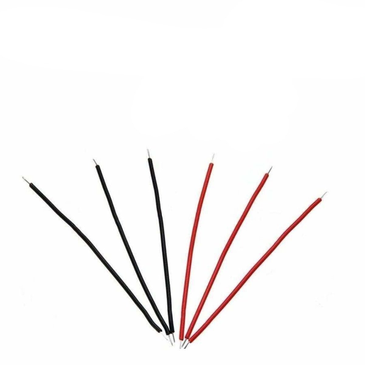 800pcs 5cm 24AWG Breadboard Jumper Cable Wire Black & Red Tin-Plated - - Asia Sell